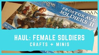 Haul: Female Minis for DnD