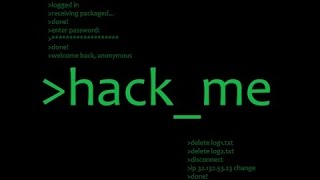 МАМА Я СТАЛ ХАКЕРОМ!-----Hack_Me#1