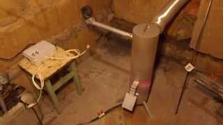 Печь на отработанном масле 9 кВт с маслонасосом