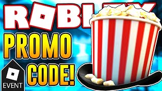 NEW PROMO CODE POPCORN HAT Новый код на шапку с попкормом Roblox
