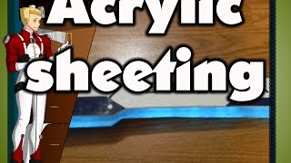 Elements of Cosplay - Adding Non Stretch Fabric to Acrylic Sheeting