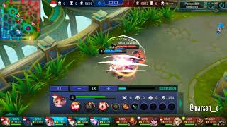 (MLBB) Angela- Akai mah lewat, Gusion sama Fanny nyampah kill