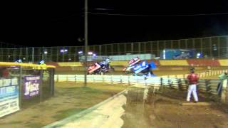 Lincoln Speedway World of Outlaws Sprint Car Highlights 5-16-13