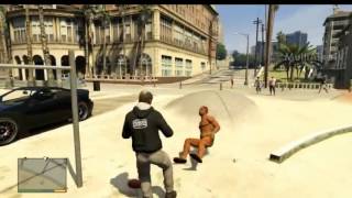 GTA 5 Драка Тревора с качками