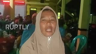 Indonesia: Lumajang residents flee to temporary camp following Mount Semeru eruption