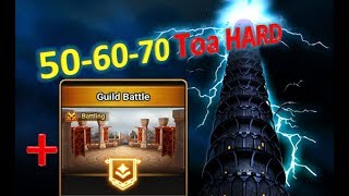 Summoners War 50-60-70 ТоА HARD ➔ стратегия и пати против Боссов + Война Гильдий ✔