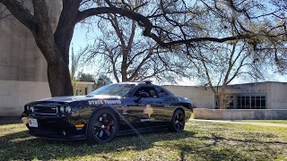 New Texas state trooper dodge challenger srt 392 h