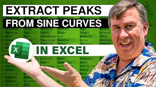 Excel Extract Peaks From Sine Curves 2353