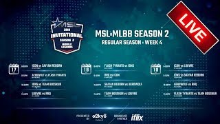 [LIVE] RRQ vs ICON | MOBILE STAR LEAGUE SEASON 2 - Week 4 Day 2