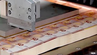 This is how MONEY Is produced. Perfect world's most powerful money USD, EURO production technology