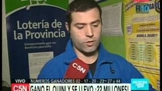 C5N - SOCIEDAD: GANO EL QUINI Y SE LLEVO 22 MILLONES