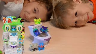 Сюрпризы в Унитазе! Flush Force - Сила Смыва! Коллекционные Игрушки!