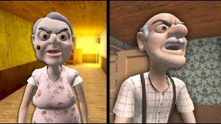 GRANNY AND GRANDPA HOUSE - Full Gameplay | Horror Game