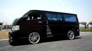 トリニティ製ハイエース用エアサス　http://trinity.arrow.jp/