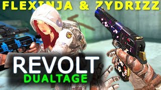 "REVOLT" // Flexinja & ZYDRIZZ Dualtage (Black Squad)
