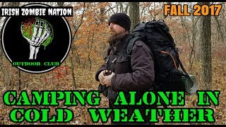 Camping Alone in Cold Weather - Staying Comfortable in Freezing Temperatures