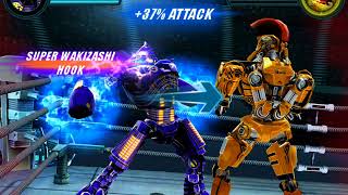 REAL STEEL WRB-NOISY BOY vs MIDAS & ZEUS, ATOM (ЖИВАЯ СТАЛЬ)