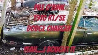The clapped out rotted junk of 1970 RT/SE Dodge Charger i dug out and drug home