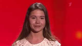 Анастасия Зуева "Because of you" - Слепые прослушивания - Голос Дети - Сезон 2