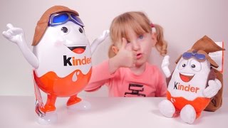 [OEUF] Gros Kinder Surprises Aviateur plein et peluche - Studio Bubble Tea unboxing Kinder Aviators