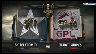 SK TELECOM T1 vs GIGABYTE MARINES [17.05.11] 2017 LoL MSI