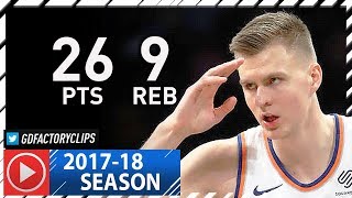 Kristaps Porzingis Full Highlights vs Nets (2018.01.15) - 26 Pts, 9 Reb, 2 Blocks!