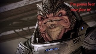 Mass Effect 3 Krogan Sentinel Melee Gameplay