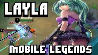 MOBILE LEGENDS • Online Match Layla • Moba fürs Handy ! • Deutsch