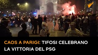 Caos a Parigi: tifosi celebrano la vittoria del PSG nella semifinale della Champions League