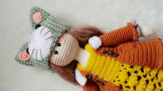 Quick and easy Tilda doll hat crochet tutorial