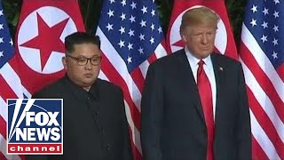 Trump holds news conference after summit with Kim Jong Un