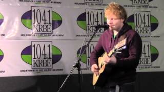 Ed Sheeran performs "No Diggity/Thrift Shop" at Studio 104