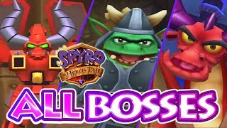 Spyro: A Hero's Tail All Bosses | Boss Fights  (PS2, Gamecube, XBOX)