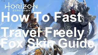 Horizon Zero Dawn Golden Fast Travel Pack