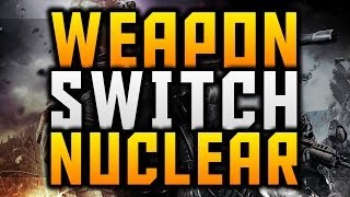 BO2: UNIQUE GUN SWITCH NUCLEAR! - ATTACKED BY A FAT OLD WOMAN! (Afterlife DLC Camo Nuclear Gameplay)