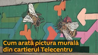 Cum arată pictura murală din cartierul Telecentru