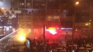 C1 Dynamo Kiev - Besiktas Istanbul Provocation and clash Full version