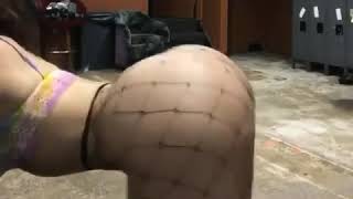 stripper shows twerking in locker room prep