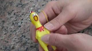 シャウティング・チキン・モバイル・ストラップ