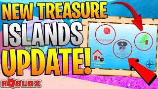 ROBLOX TREASURE HUNT SIMULATOR UPDATE - NEW TREASURE ISLANDS!?