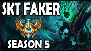 SKT T1 Faker Thresh vs Alistar Support Ranked Challenger Korea