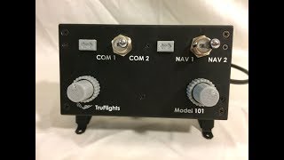Flight Simulator Accessories - Flight Simulator Gaming Compact Control Dual NAV/COM 101
