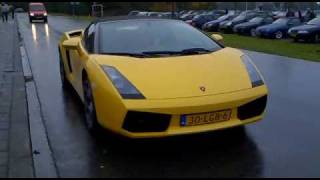 Auto Italia Houten 2010: Lamborghini Gallardo Spyder engine sound + accelerations (HD)