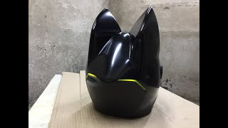 Крутой мотошлем Кошка