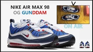 나이키 맥스98 OG 건담 리뷰 - Nike Air Max 98 OG ‘Gundam’ True Reviews - 640744-100