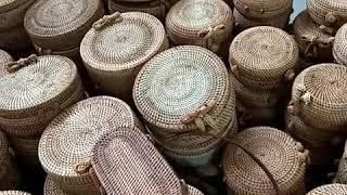 越南虅编包 Vietnam rattan bags túi mây tre đan xuất khẩu