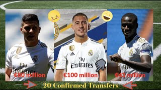 20 CONFIRMED FOOTBALL TRANSFERS SUMMER 2019 | ft. Eden Hazard, Mendy, Jovic, Hernandez