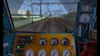 Trainz 2010 казанский маршрут)под тягой ВЛ10у882