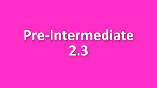 New English File Pre-Intermediate listening 2.3