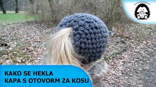 Kako se radi kapa s otvorom za kosu - Pletenje.net